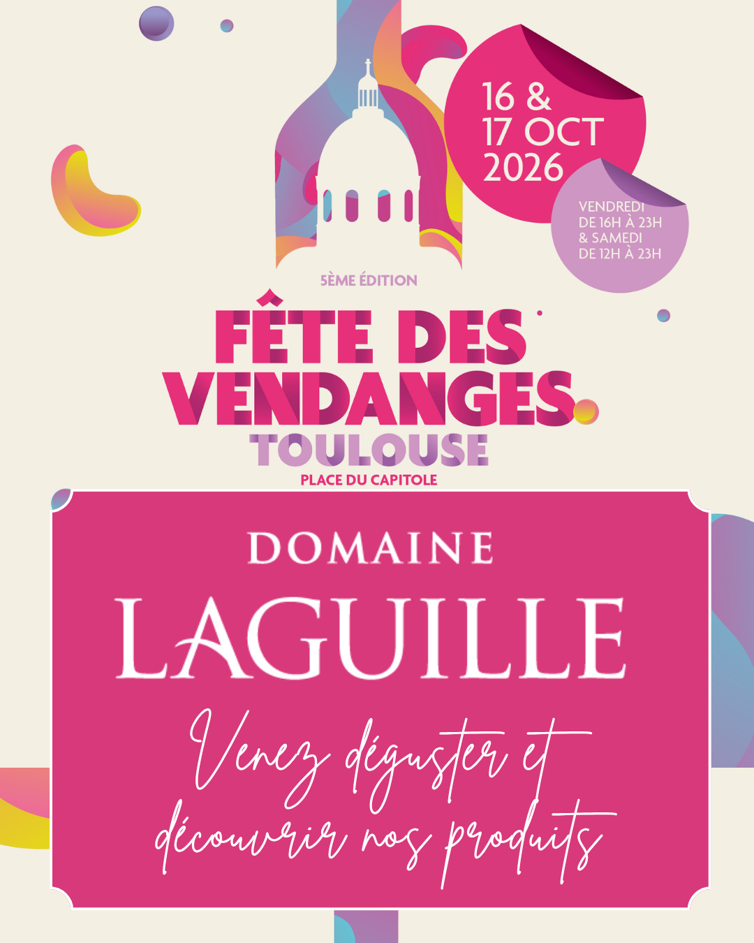ANNULÉ Toulouse "Fête des Vendanges"